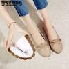Women's Shallow Mouth Single Shoes Spring New Butterfly Bow Flat Bottom Anti Slip Comfortable Casual Soft Sole Shoes