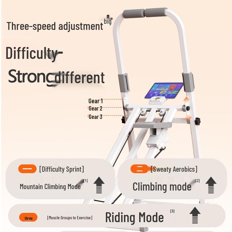 TLXT Multifunctional Home Stair Climber with Digital Display CN plug (adapter included)