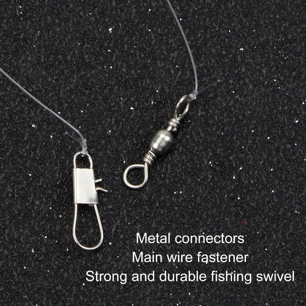5PCS Carbon Steel Fishing Lure Bait Rig 6 Hooks Fishing Bait Rigs Freshwater Fishing