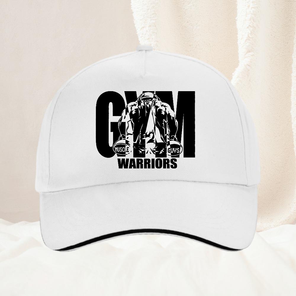 Unisexs Gym Warriors Fitness Sports baseball cap Adjustable Unisex Women Gym hat Outdoor All Seasons Travel Gift Caps Hat