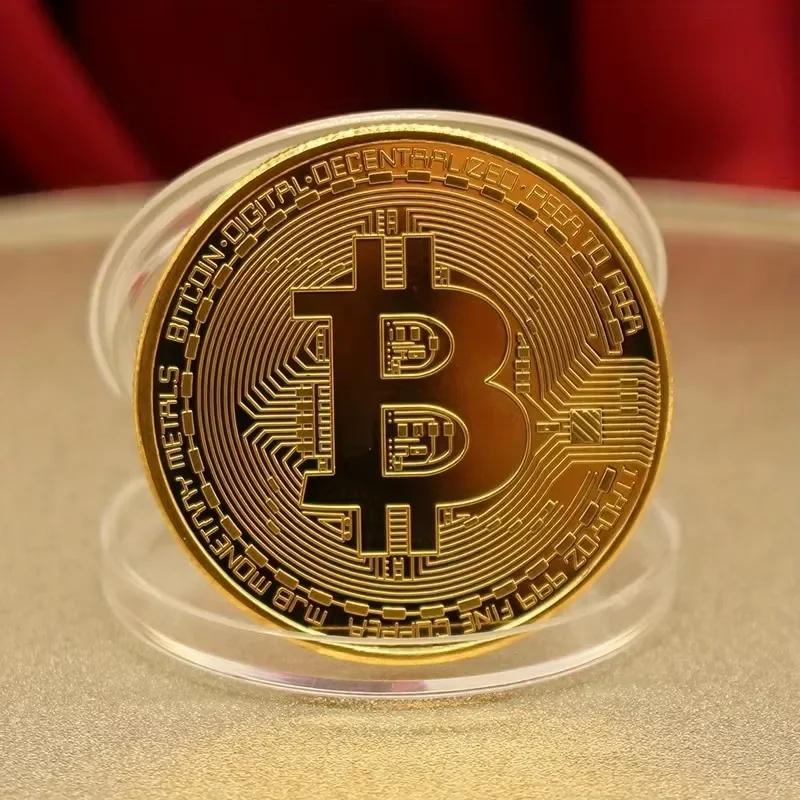 Эксклюзивные памятные монеты Bitcoin - Премиальный бизнес-подарок для поклонников криптовалют