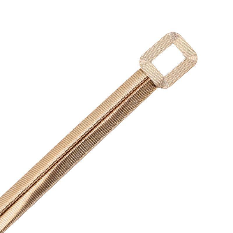 Женский золотой тонкий ремень с крючком DEELUXE 74