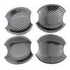Car Upgrade Carbon Fiber Door Handle Cover For Mazda 3 5 6 CX-7 CX-9 RX-8 1st Gen Anti Scratch Frame Decor Sticker
