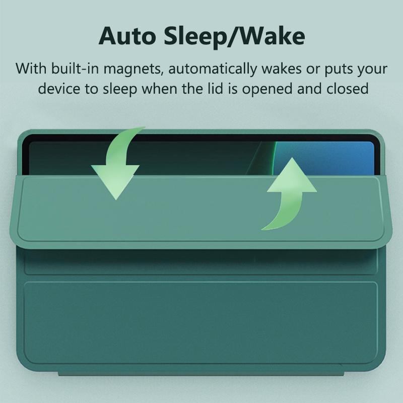 Флип-кожаный чехол для телефона Xiaomi Pad 5/6 Pro, чехол с автоматическим пробуждением, смарт-чехол для Xiaomi Redmi Pad 10,6 дюйма, противоударный чехол