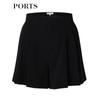 PORTS Women's Pleated Loose Wide-Leg Shorts