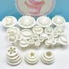 33pcs/set Plunger Cutter Fondant Cutter Cake Cookie Mold DIY 3D Decorating Tools Baking Supplies Cookie Mold