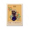 Feminist Tarot Patriarchy Retro Abstract Poster Print Gifts For Her Female Power Witch Canvas Painting Home Wall Art Room Decor