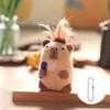 Bag Pendant Long-haired Capybara Doll Pendant Hanging Bags Decor Capybara Worm Doll Pendant