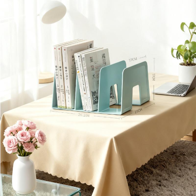 Desktop Creative Book Stand Storage Shelf Household Stationery Organization Bookshelf Baffle Student Dormitory Partition Storage