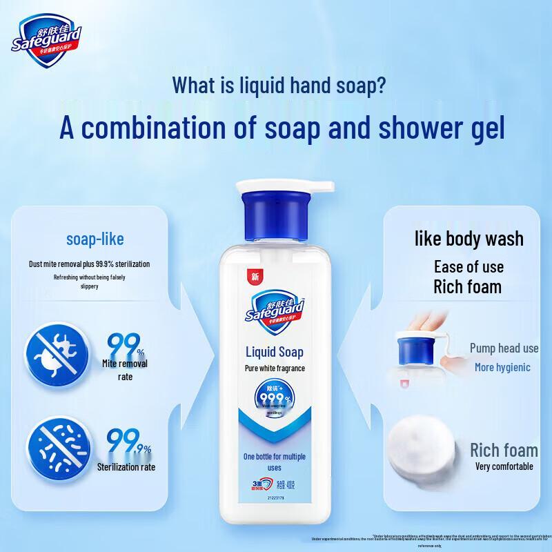 Жидкое мыло для рук Safeguard Pure White с ароматом