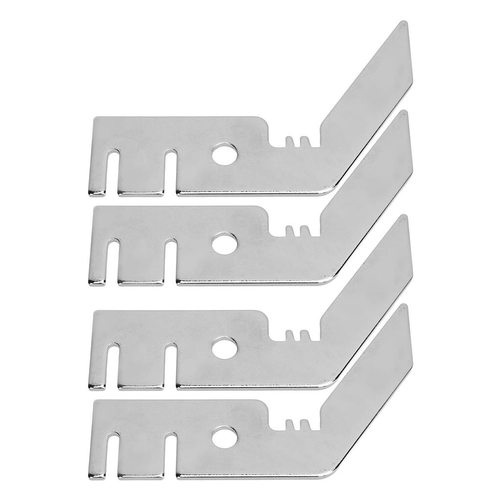 8PCS 3 Inch Double Crossbar Hanger Iron Wedding Valance Hanger for Pipe and Drape Backdrop Stand Lay