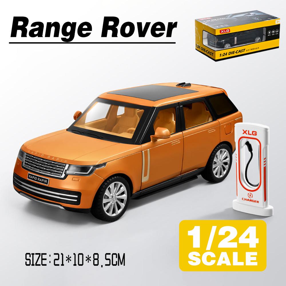 1/24 масштаб Range Rover SUV, металлический литой под давлением сплав, игрушечная модель автомобиля, грузовики для детей, игрушки, автомобили, коллекция для хобби