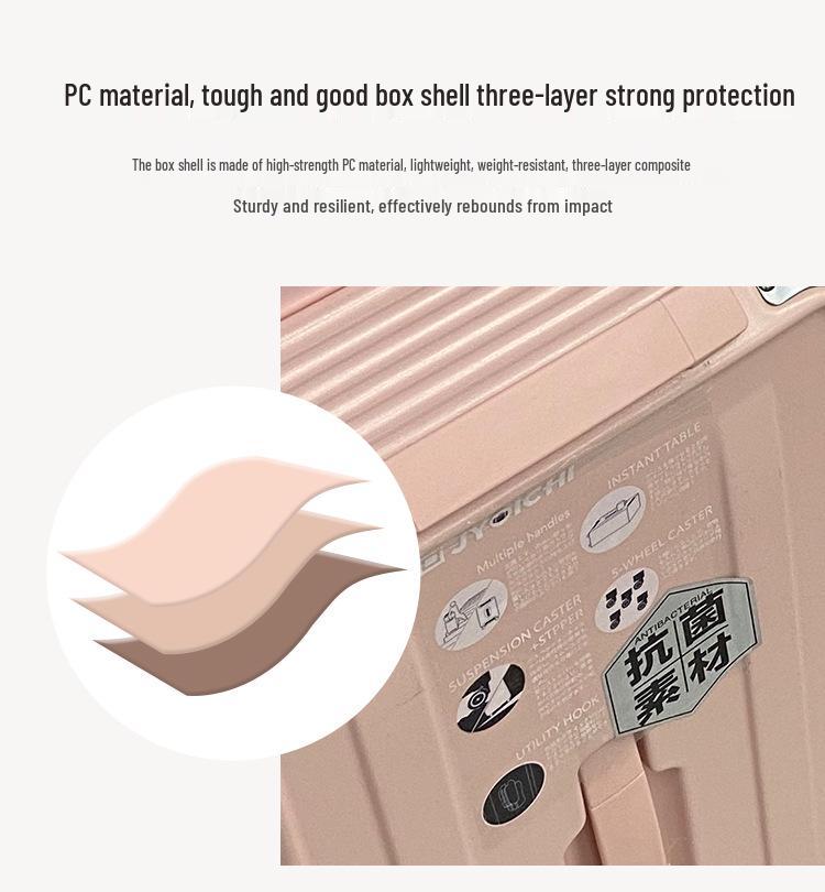 Большая пятиколесная дорожная сумка-чемодан с тормозом и кодовым замком