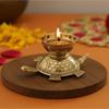 SACCH Handcrafted Brass Turtle Diya for Puja, Good Luck & Prosperity