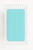 Jersey cotton fitted sheet for a 140x70cm crib - mint