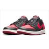 Air 1 Retro Low OG GS Bred Ретро Кроссовки Черно-белые 709999-001