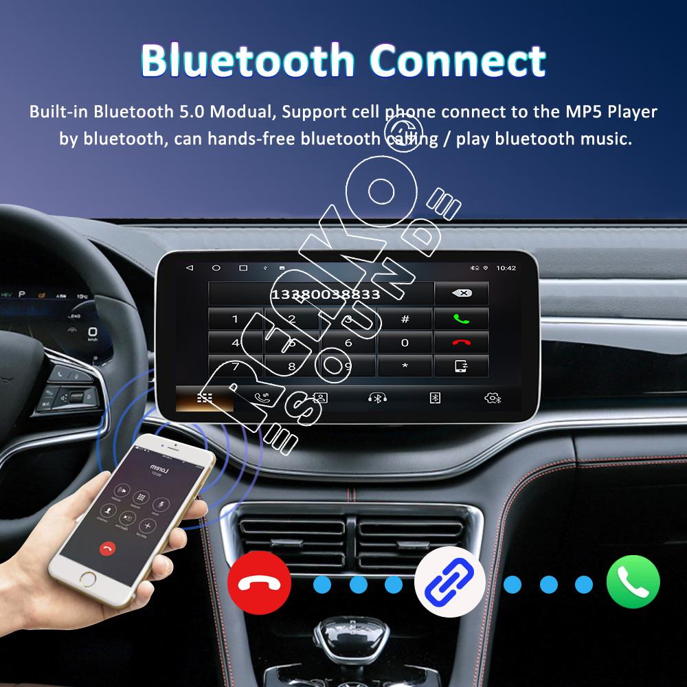 12,3-дюймовый автомобильный Android CarPlay Авто Радио Стерео Видеоплеер навигация GPS 2 din Универсальный мультимедиа для 2 DIN 9-дюймовая рамка