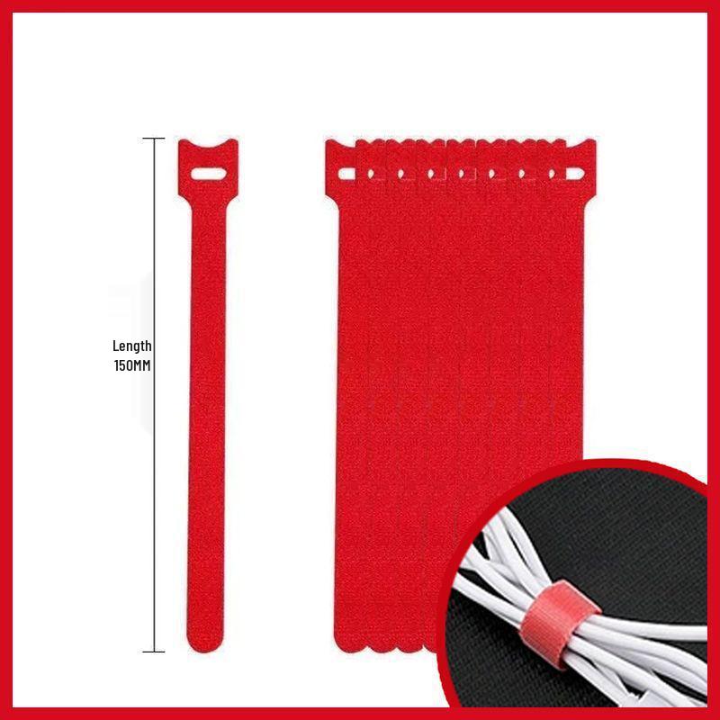 Hook & Loop Cable Ties: Earphone, Charging, Data Cable Organizer