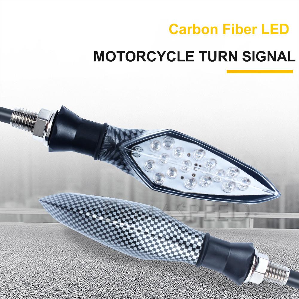 16 Янтарных светодиодных указателей поворота, мигалок, универсальных для мотоциклов, спортивных уличных гонок, велосипедов, скутеров, мото