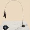 Interactive Cat Toy Handfree Cat Stick Playing Kitten Playing Teaser Wand Toy Suction Cup Feather Cat Wand Pet Supplies