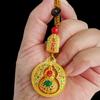 Подвеска-компас в китайском стиле из сплава, металлическая подвеска-аксессуар, подарок, высококачественный современный брелок, маленький подарок