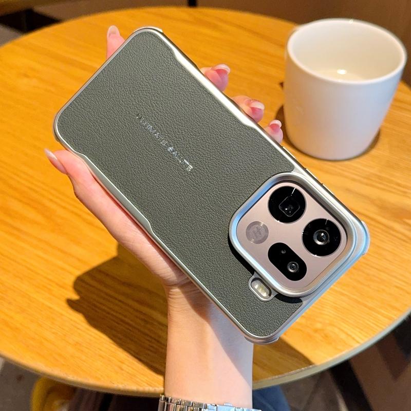 Чехол для OPPO Find X9 Pro из ПУ кожи, магнитный, для беспроводной зарядки, защитная задняя крышка, чехол для Find X9 X8 Pro X8 Ultra X8S
