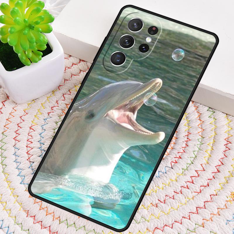 Милый Синий дельфин Морской Чехол для телефона для Samsung Galaxy note 10 pro S26 Ultra S23 S24 FE S25 S21 S22 PLUS ударопрочный Чехол