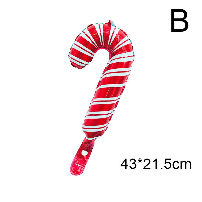 Рождественские воздушные шары, алюминиевая пленка, мультяшные мини-украшения для вечеринок