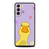 Милый Мультяшный Утенок Чехол для Телефона Samsung Galaxy S24 S23 S22 S20 Ultra S21 FE 5G S10 S9 Plus S10E S8 Мягкий Силиконовый Чехол