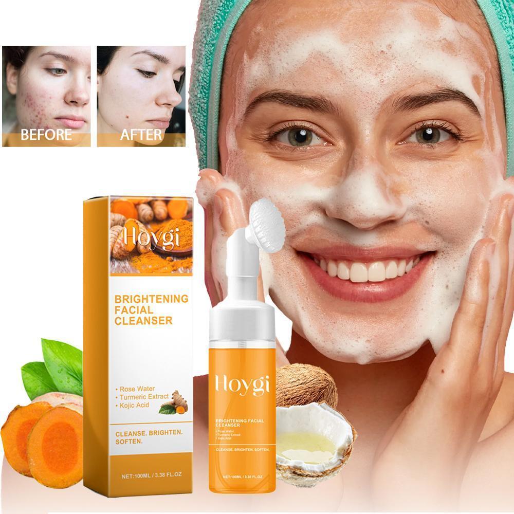 Turmeric Cleanser Deeply Cleans Facial Skin, Fades Acne Marks, Moisturizes, Whitens and Beautifies Skin.