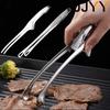 JJYY 304 Stainless Steel Food Tongs Long Handle Non-Slip Barbecue Tongs Steak Tongs Kitchen Cooking Tools Kitchen Accessories