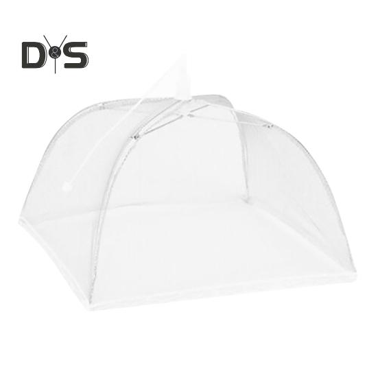 Foldable Food Cover Large Capacity Mesh Fabric Detachable Portable Umbrella Style Dish Cover