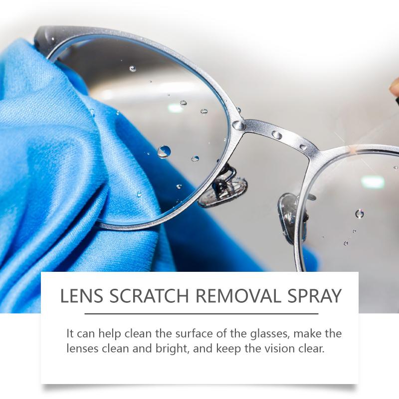 Jue-Fish Lens Scratch Remover, Repair Scratches & Haze on Glasses, Lenses & Glass, Optical Lens Restoration Polish, 60ml
