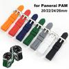 Резиновый браслет для Panerai 20 мм 22 мм 24 мм 26 мм Универсальный силиконовый ремешок для часов для Omega для Casio Спортивный Мужской Женский Браслет