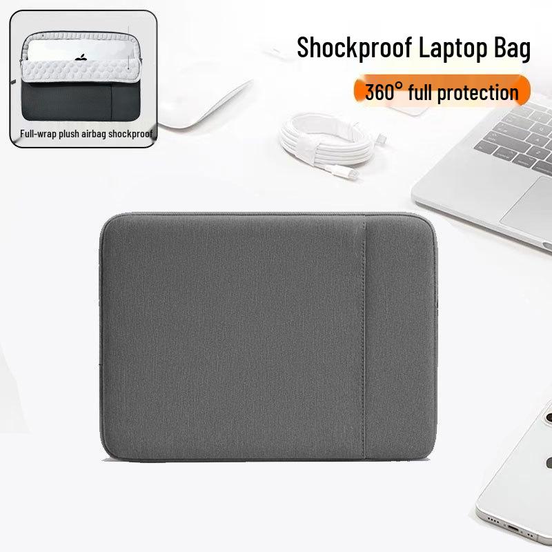 Shockproof Airbag Laptop Sleeve: 13, 14, 15.6, 17 Inch Full Protective Case