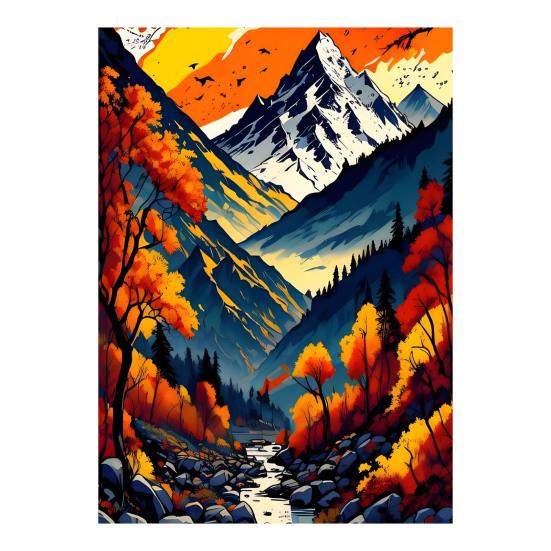 Пейзаж Алмазное искусство DIY снятие стресса повышение навыков яркий цвет украшение дома мозаика Алмазная вышивка