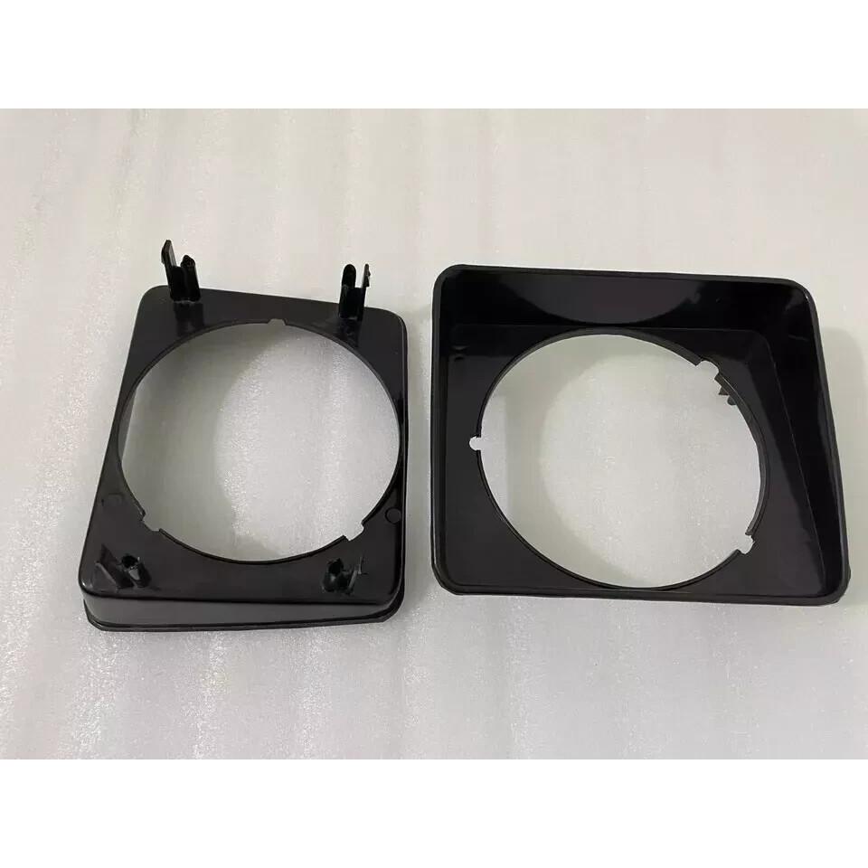 Suzuki Samurai Jimny Sierra SJ410 Headlamp Headlight Bezel Set Black |Fit A009