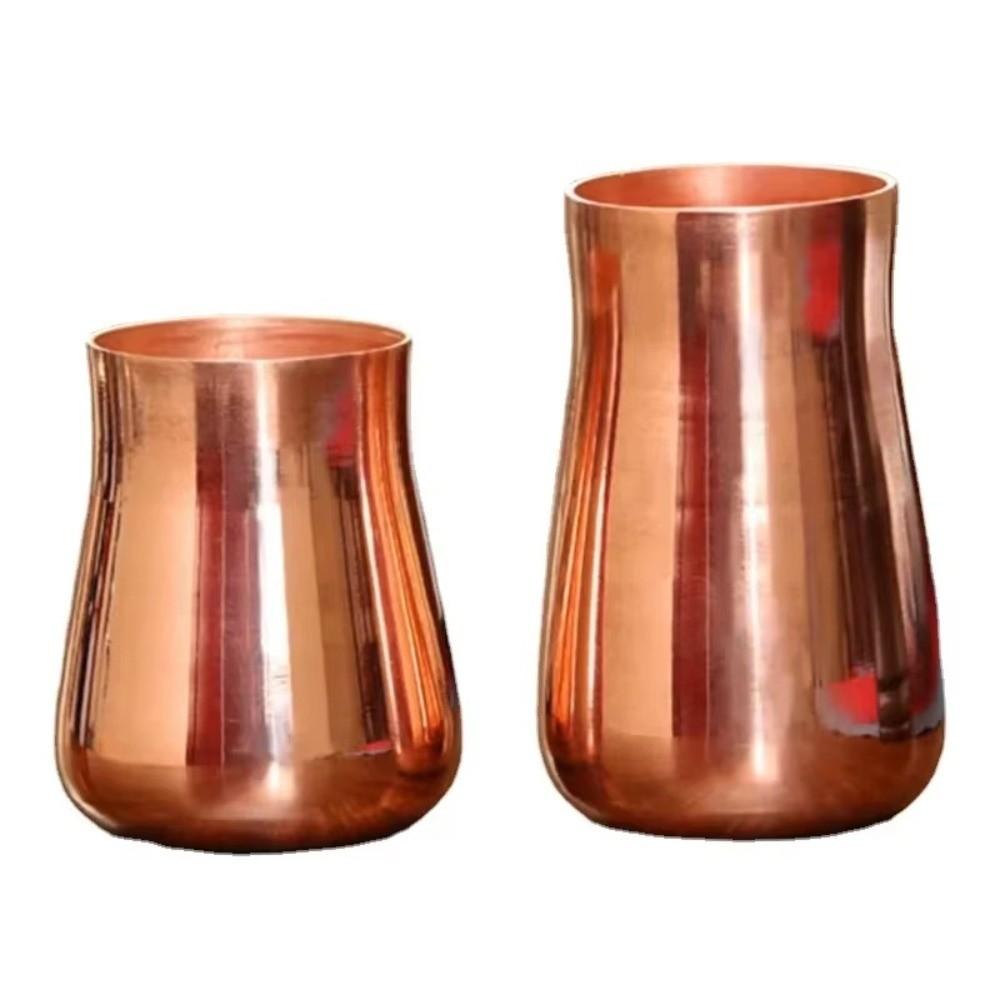 Handcrafted Pure Copper Mug 350 ml Capacity Drinkware Mug Vintage Copper Moscow Mug Breakfast Use