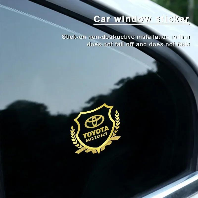 Car Stickers Wheat Badge Sticker Auto Body Side Window Trunk Decorative for Toyota Trd GR Corolla Avensis Yaris Rav4 Hilux Auris Camry