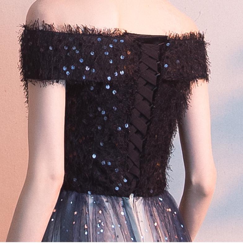 Длинное вечернее платье женское элегантное бальное платье трапециевидной формы из тюля для свадебной вечеринки и выпускного вечера