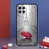 Красный зонт Эйфелева башня Для Samsung Galaxy M14 M34 M54 M33 M13 M23 M53 M15 M55 M31 M51 M20 M30s M32 M52 Чехол для телефона