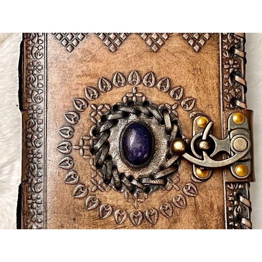 Celtic Stone Vintage Leather Journal Gifts for Men and Women