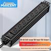 MAXCENT 8-гнездовая распределительная коробка для шкафа с защитой от перенапряжения