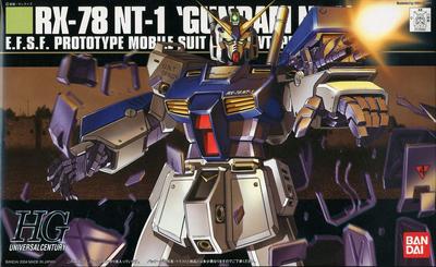 Костюм HGUC Gundam NT1 Gundam 0080 Война в 1/144 RX-78 NT-1 (Alex) (Мобильный карман)