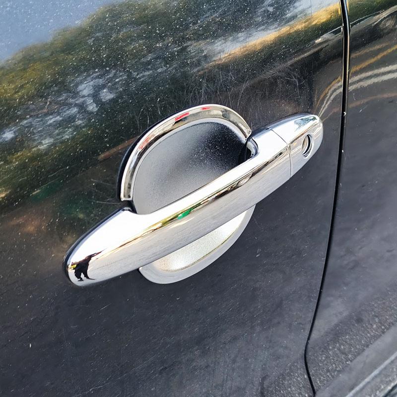 Накладка на ручку двери автомобиля Защитная накладка для Hyundai Santa Fe 2006 2007 2008 2009 2010 2011 2012