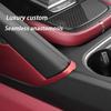 WIRP3 Car Center Console Gap Storage Box Phone Key Auto Armrest Organizer For Porsche Cayenne 2018 2019 2020 2021 2022 2023 2024 2025