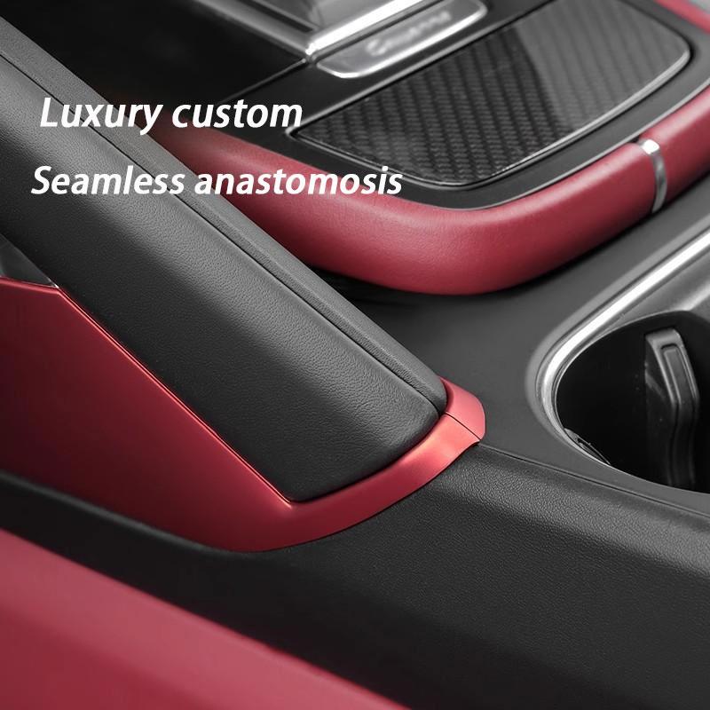WIRP3 Car Center Console Gap Storage Box Phone Key Auto Armrest Organizer For Porsche Cayenne 2018 2019 2020 2021 2022 2023 2024 2025