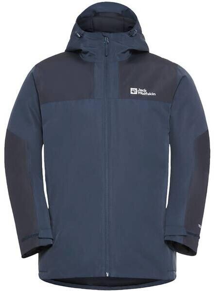 Куртка Jack Wolfskin Jasper INS Jacket M (A61872) Мужская водонепроницаемая зимняя куртка синего цвета полуночного неба