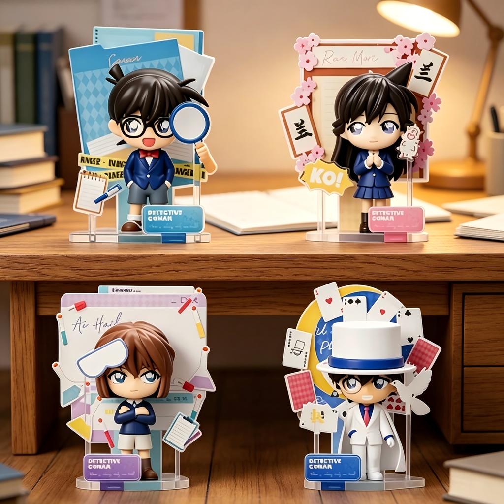 Оригинальный Детектив Конан Кайто Кид Ран Мори Blind Box Аниме Фигурки Действия Многофункциональная Модель ПВХ Украшение Игрушка Подарок Мальчику Девочке