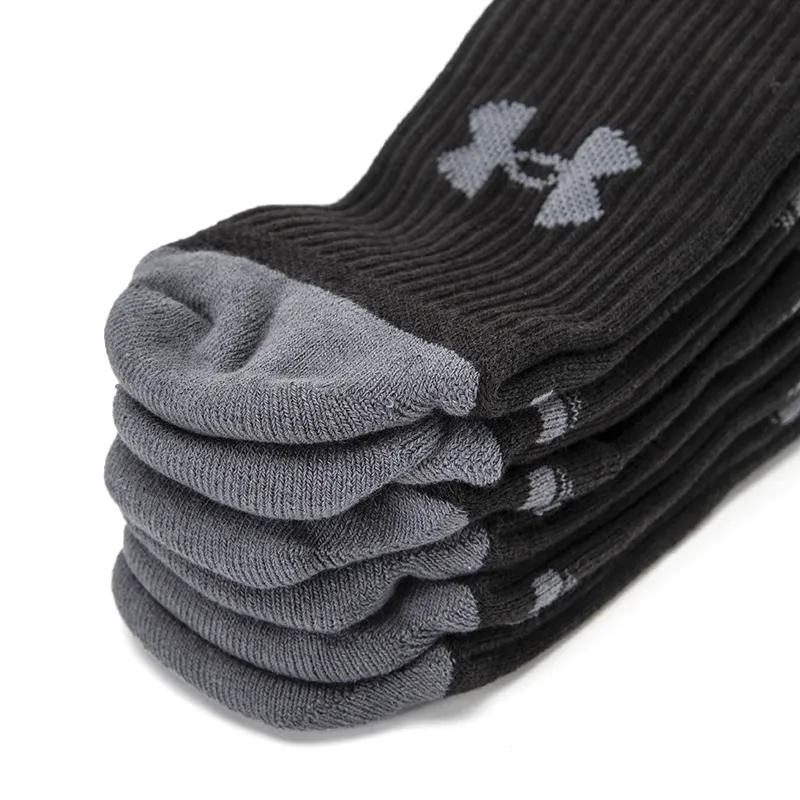 Under Armour Ankle Socks Unisex 3 Pack Black (Unisex) Crew Socks 1379530 001